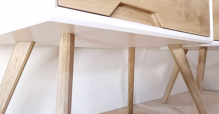 Using A Tapered Leg Jig To Extend The Nightstand Leg