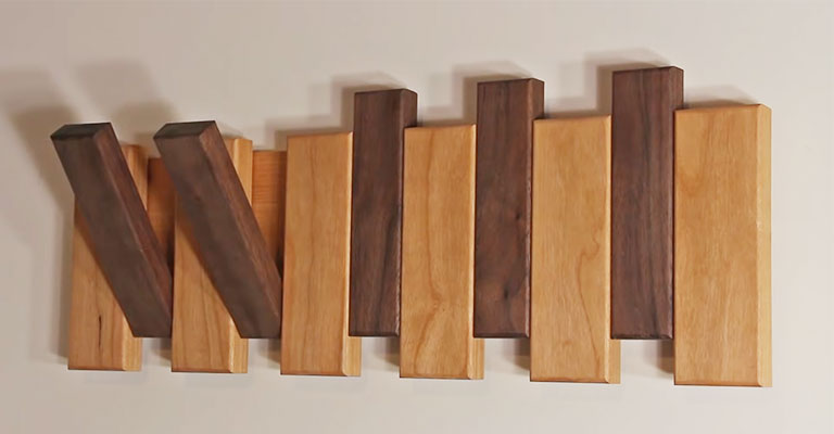 Wooden Coat Rack