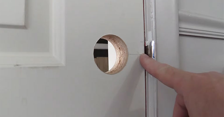 How to Cut a Doorknob Hole
