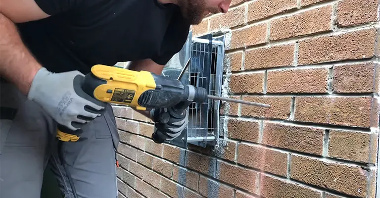 Drill A Straight Hole Into A Wall
