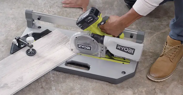 What Type Of Saw Blade Is Best To Use For Cutting Vinyl Plank Flooring For A 4 1/2" Blade /2"