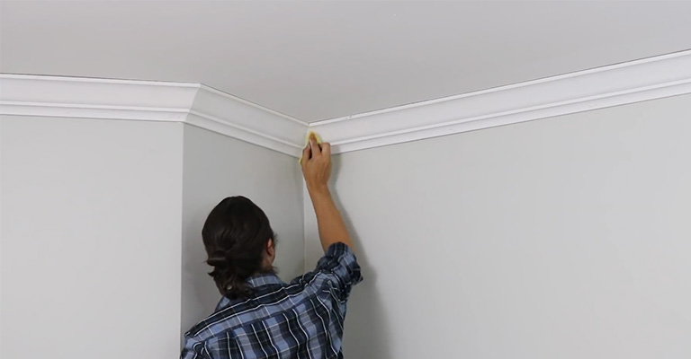 How To Fix Cracks Between Crown Molding And Ceiling