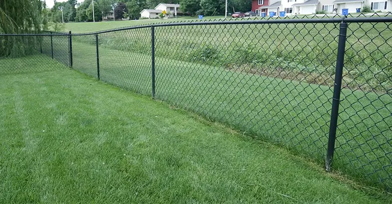 How To Keep Grass From Growing Under Chain Link Fence