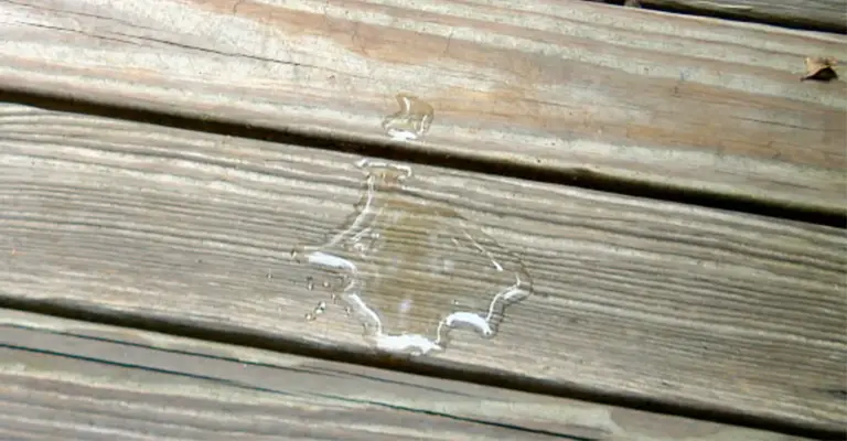 Performing A Water Test On Pressure-Treated Wood