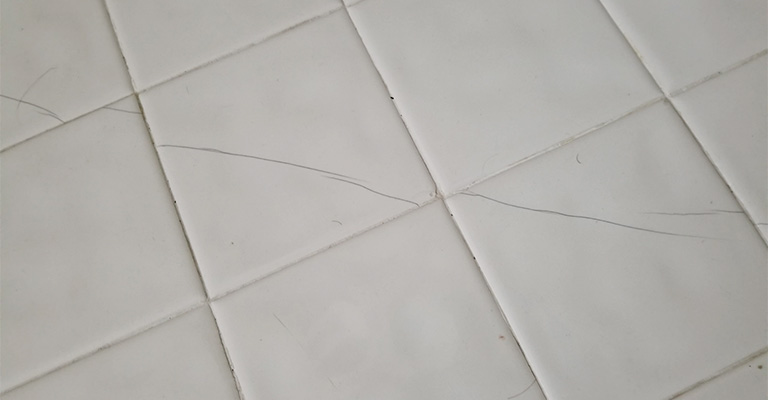 Make Sure There Are No Cracks In The Tile And No Wet Drywall