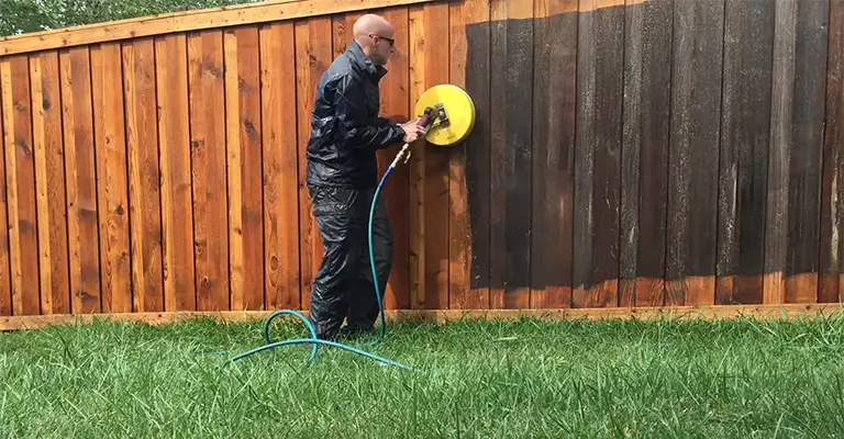 Clean A Wood Fence Without Pressure Washing