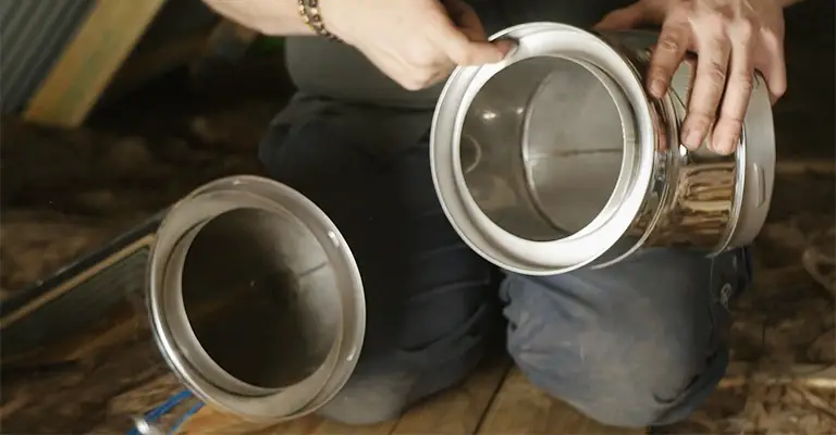 How To Connect Single Wall Stove Pipe To Double Wall?