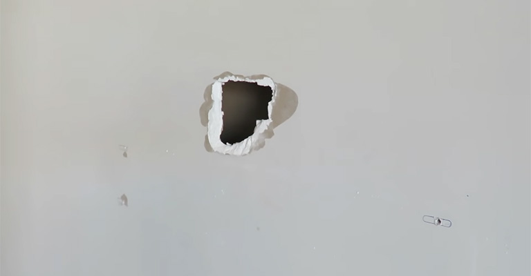 How Big Of A Hole Can You Patch In Drywall
