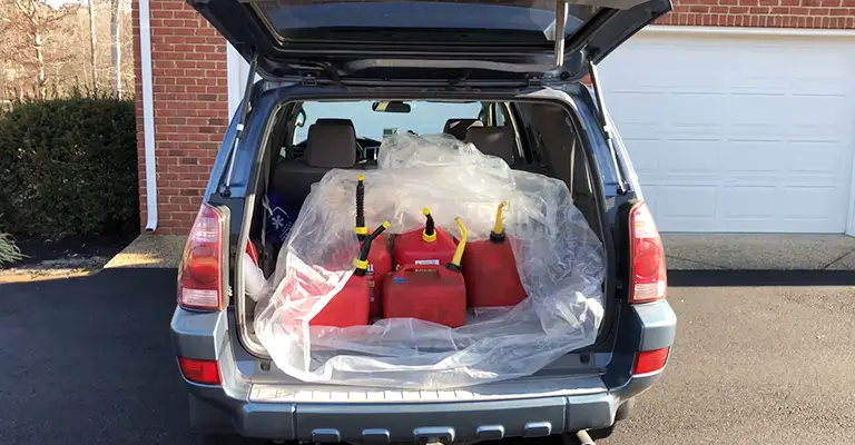 How To Safely Transport Gas Cans