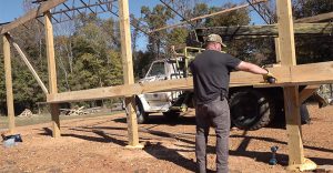 How Far Can A 6X6 Beam Span For Pergola?