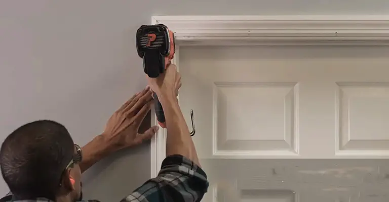 How To Put Quarter Round Around Door Trim?