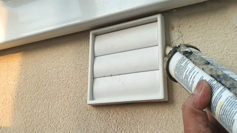 How To Air Seal Holes Around The Kitchen Exhaust Duct