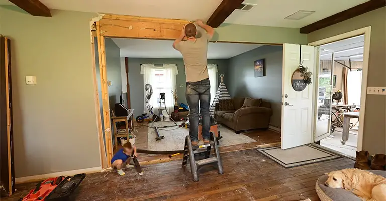 Taking Down Wall Between Kitchen And Dining Room
