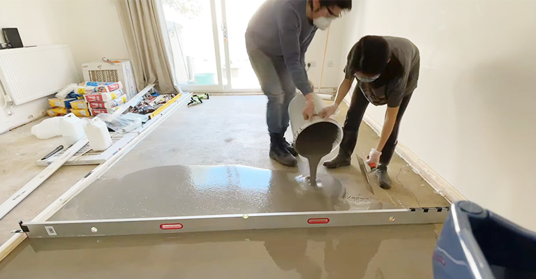 How To Level A Concrete Floor That Slopes