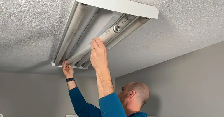 Clean or Replace the Fluorescent Tube