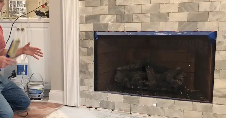 How To Cover Marble Fireplace Surround With Tile