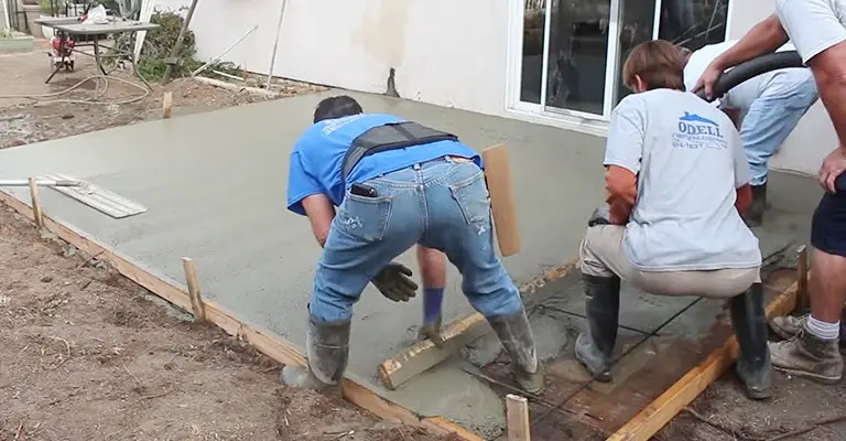 How To Level Concrete Slab Outside