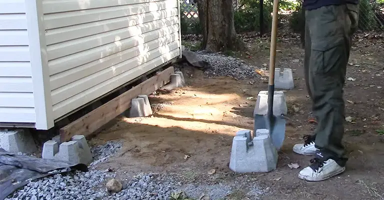 How To Put A Small Shed On Concrete Blocks