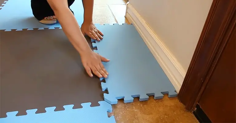 Install Foam Flooring on Top of the Tile