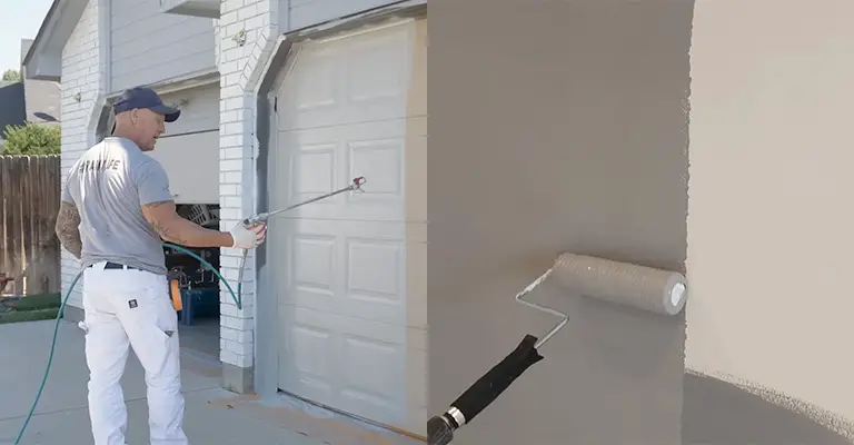 Should I Spray Or Roll Paint My Garage Door