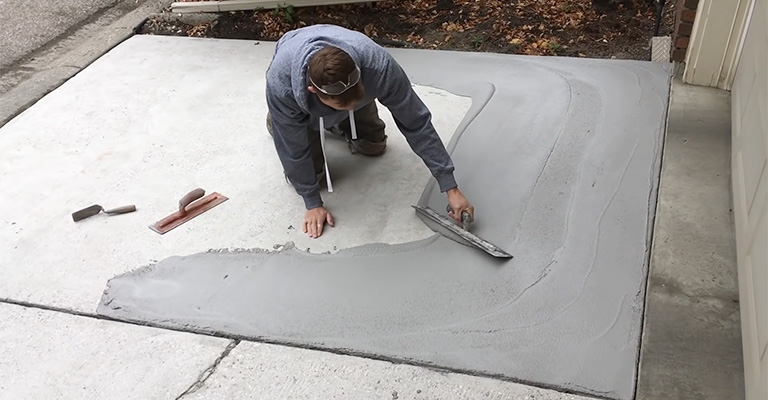 Apply a New Layer of Concrete