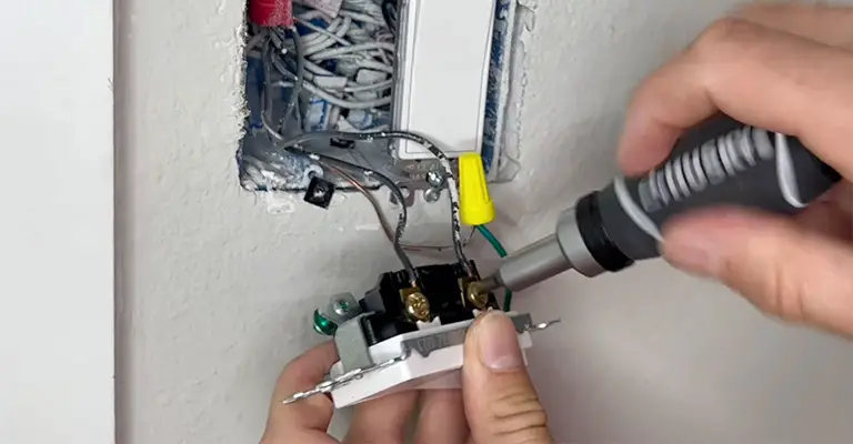 Connect the Wires to the Standard Switch