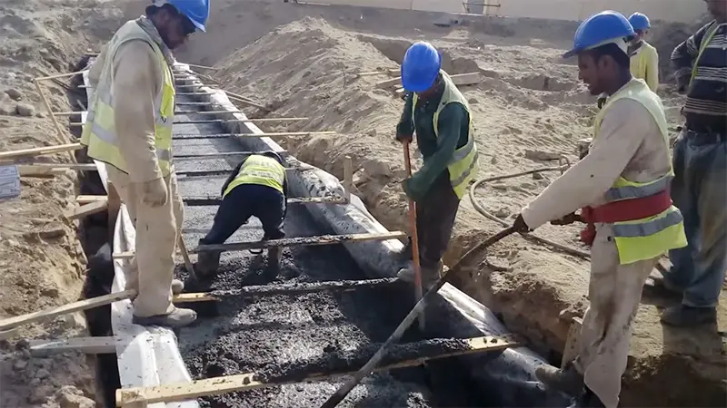 How To Prepare To Pour Concrete Over Electrical Lines Buried Underground