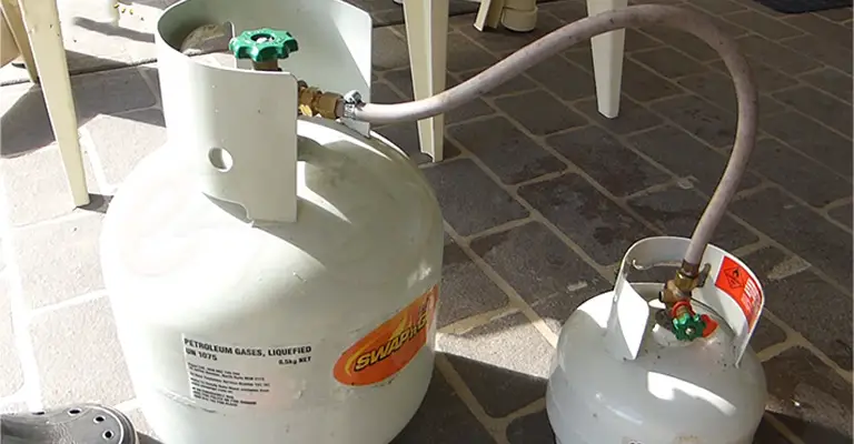 Transfer Propane From Small Tank To Big Tank