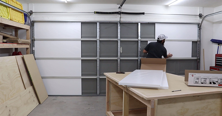 Methods for Insulating Garage Doors