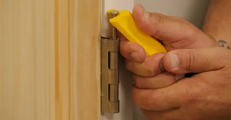 Remove A Door Hinge Pin With Non-Removable Pins