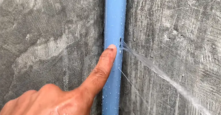 How To Fix A Hole In Plastic Water Pipe