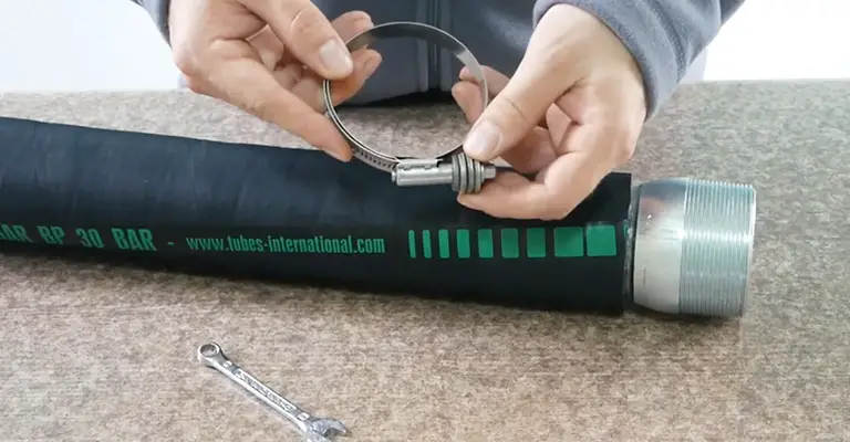 Rubber Tape And Hose Clamp Method